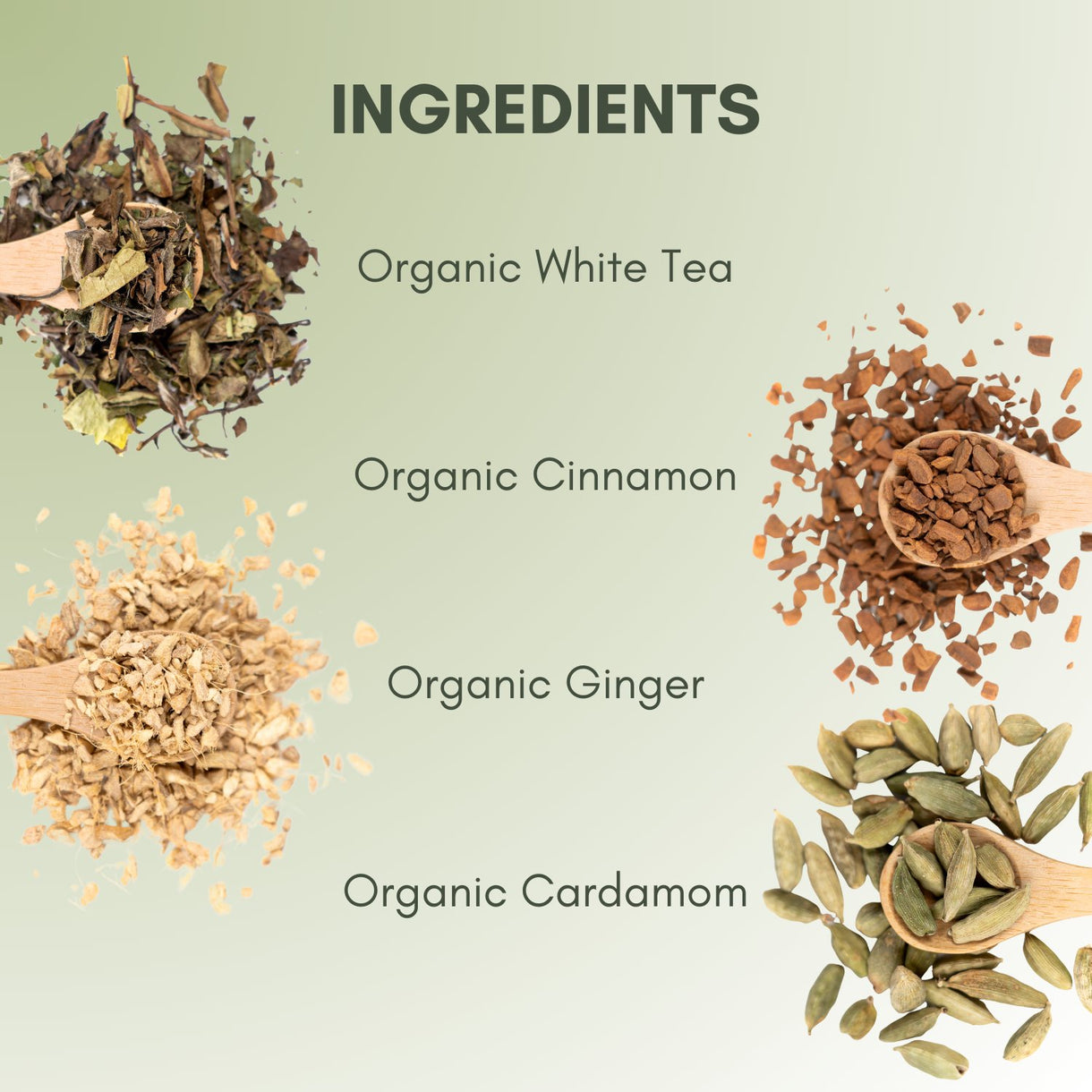 Organic White Chai - Loose Leaf Tea - Full Leaf Tea Company - Ingredients Listed on Page